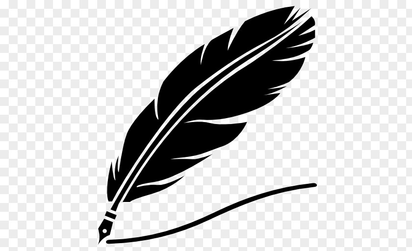 Drawing Feather Paper Quill Pen Inkwell PNG