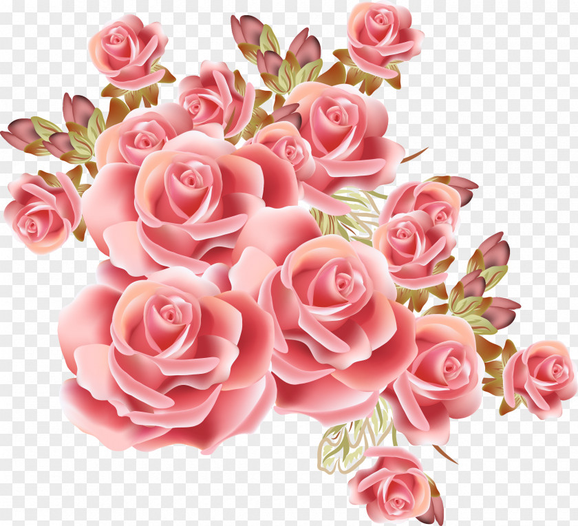 Dream Pink Rose Pattern Flower Drawing Stock Photography PNG