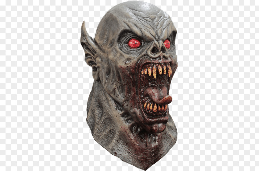 Mask Latex Ghoul Halloween Costume Demon PNG