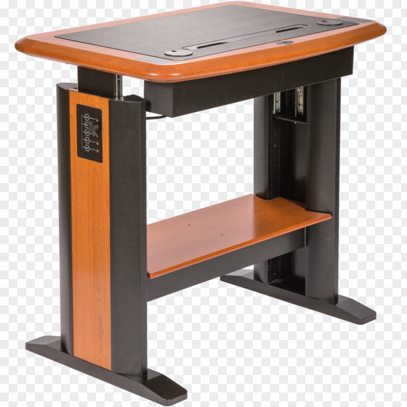 Office Desk Computer Standing PNG