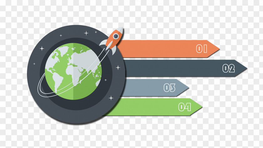 Perspective PPT Classification And Labelling Earth Flat Design Element PNG