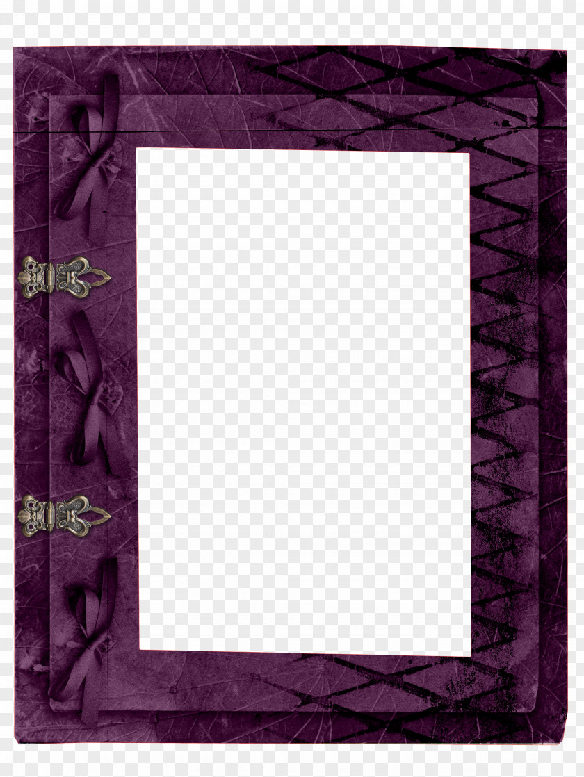 Purple Pattern Frame Picture Motif PNG