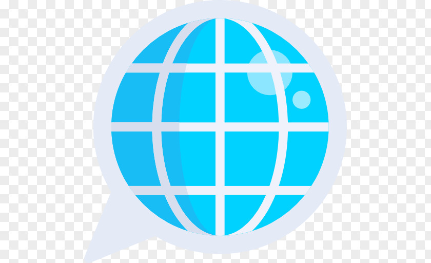 A Blue Globe ICO Software Icon PNG