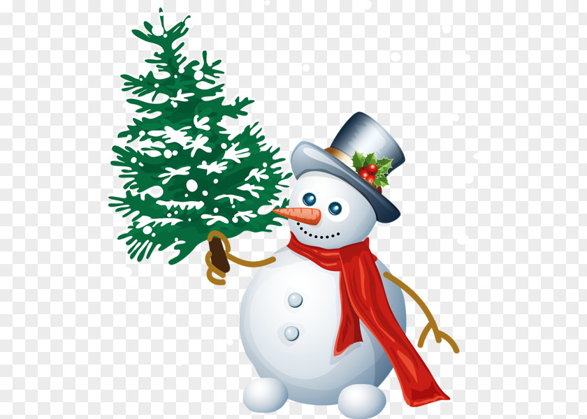 Christmas Snowman Clip Art PNG