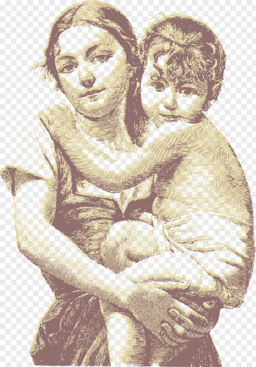 Mother's Day Child Woman PNG