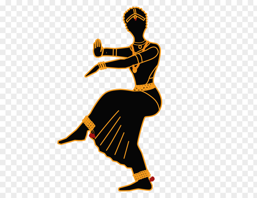 Silhouette Bharatanatyam Dance Arangetram Clip Art PNG