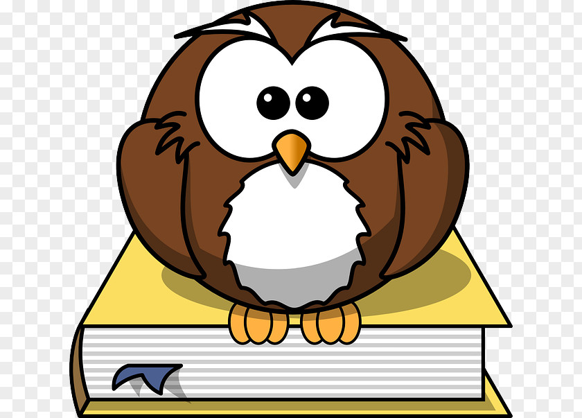 Cartoon Owl Clip Art Openclipart Image Illustration Vector Graphics PNG