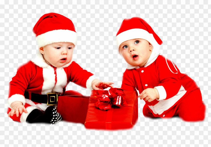 Children Santa Claus Christmas Gift Infant PNG