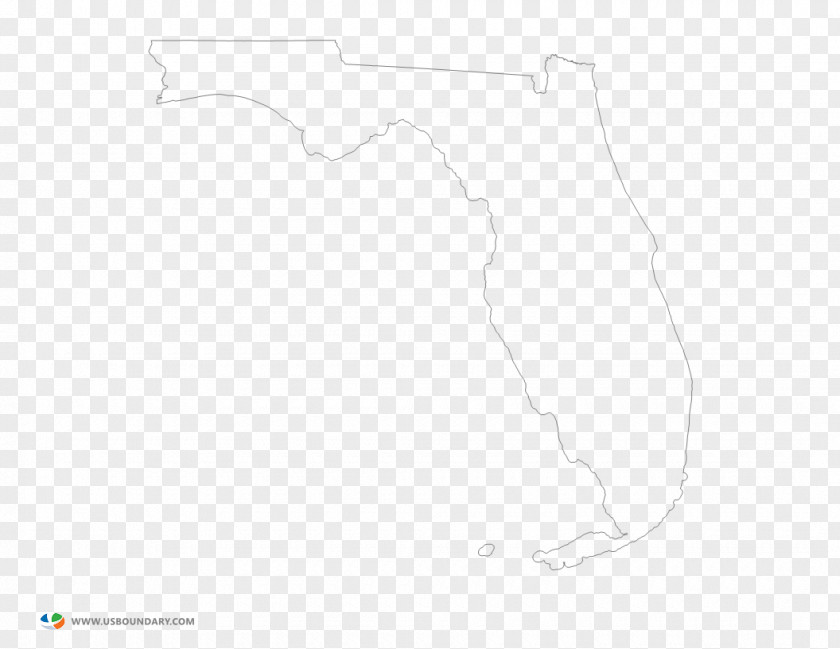 Letter Map Drawing White PNG