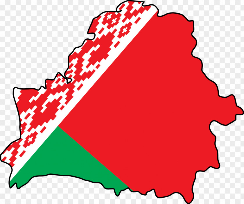 Map Flag Of Belarus National PNG