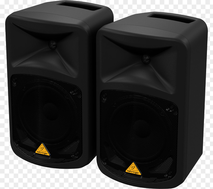 Pro Acoustics Public Address Systems Active PA Speaker Set Behringer EPS500MP3 Built-in Mixer Loudspeaker Enclosure Sound PNG