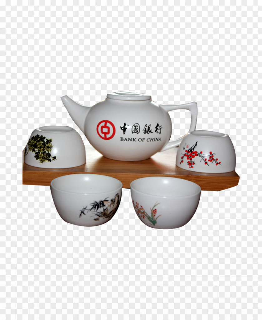 Tea Set Teaware Coffee Cup PNG