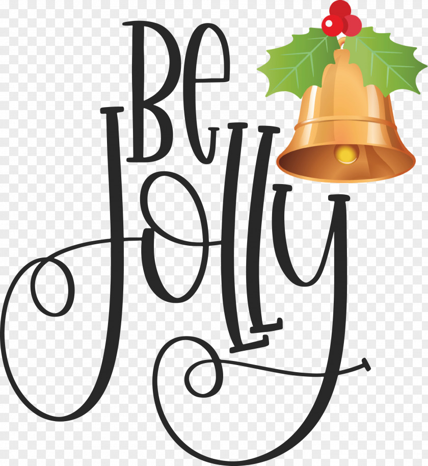 Be Jolly Christmas New Year PNG