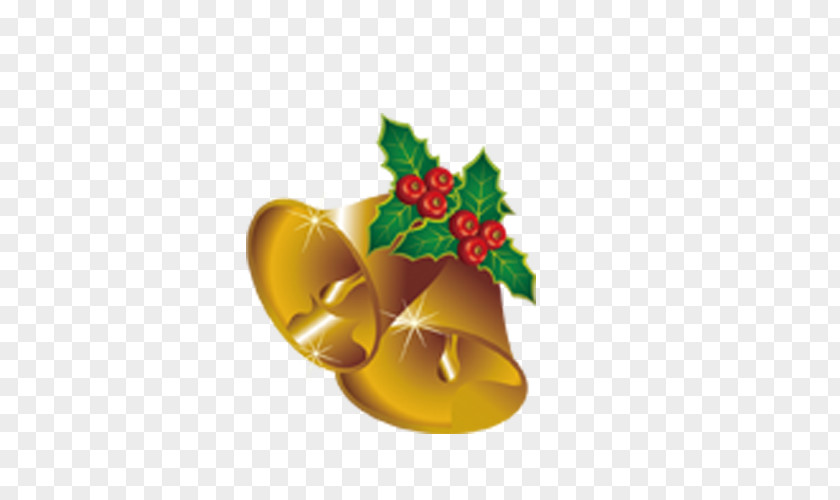 Bell Christmas Ornament Fruit PNG