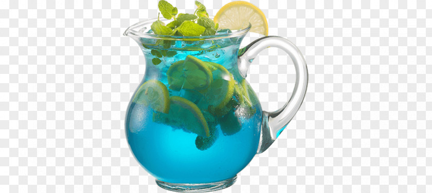 Blue Lemonade Jug Glass Pitcher Mug PNG