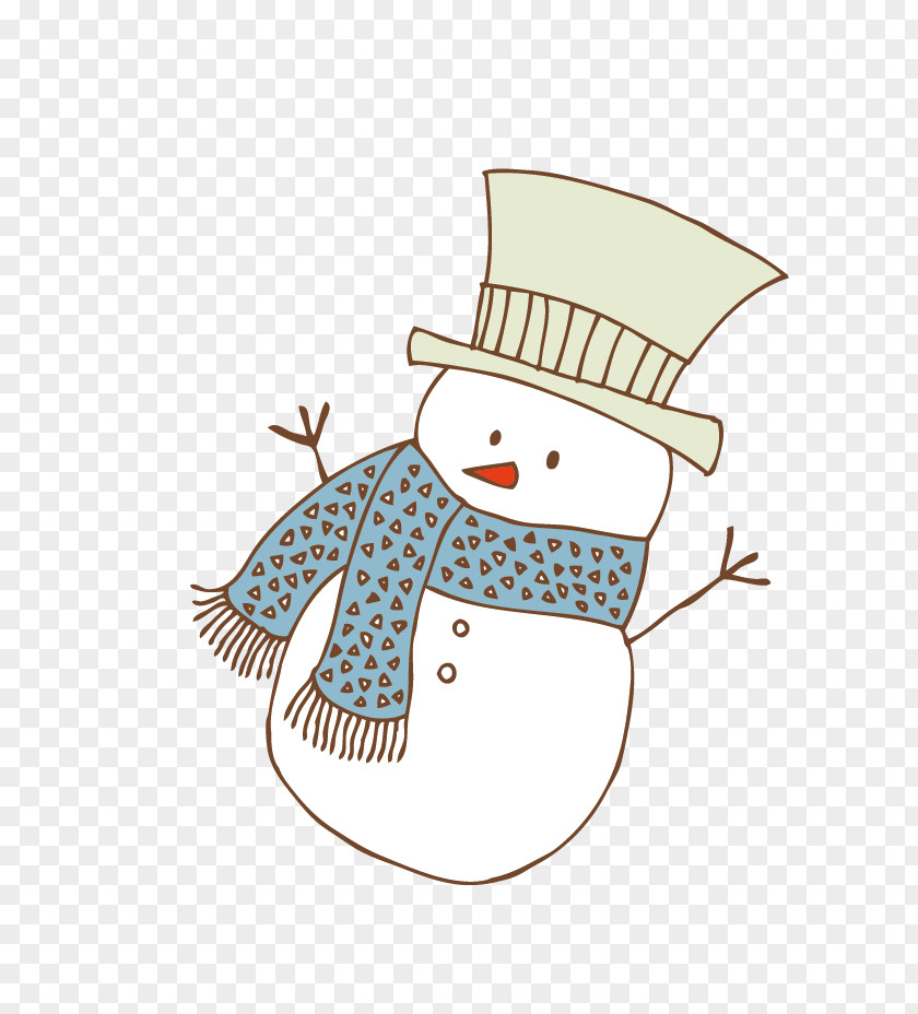 Cartoon Snowman Clip Art PNG