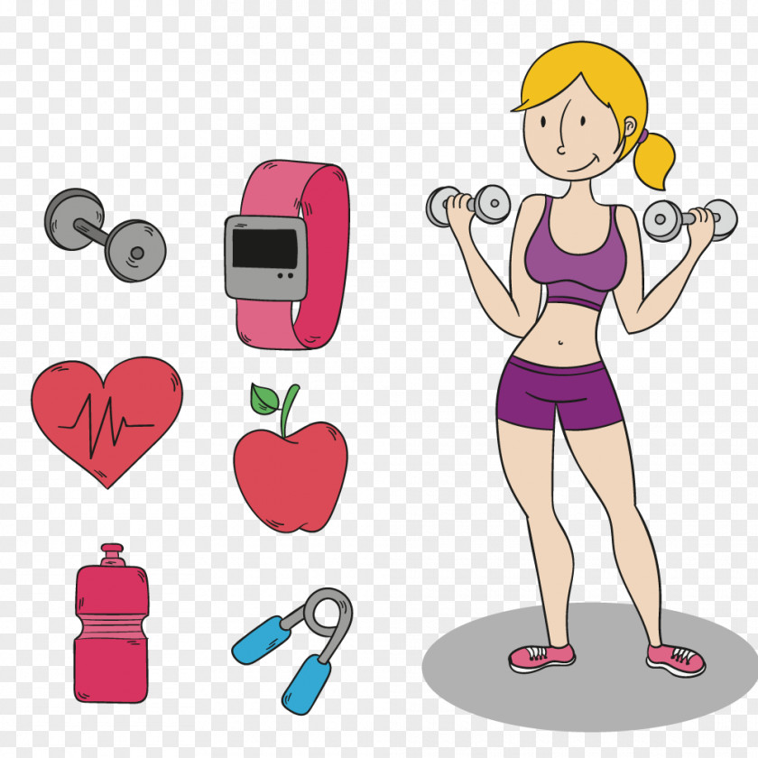 Fitness Exercise Woman Centre Clip Art PNG