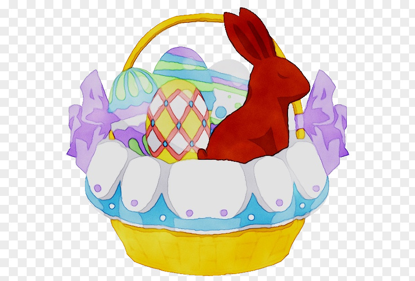 Food Gift Baskets Easter Egg Clip Art Illustration PNG