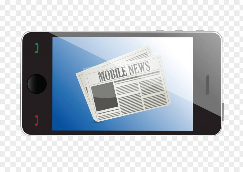 Mobile Phone Newsletter Icon Newspaper PNG