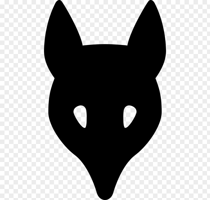Wolf-head Silhouette Fox Clip Art PNG
