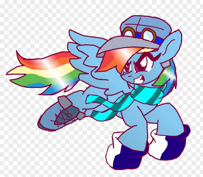 Rainbow Waves Horse Cartoon Mammal Clip Art PNG