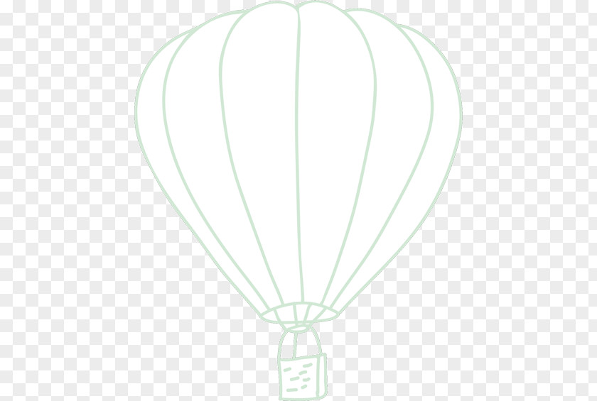 White Hot Air Balloon Angle Pattern PNG