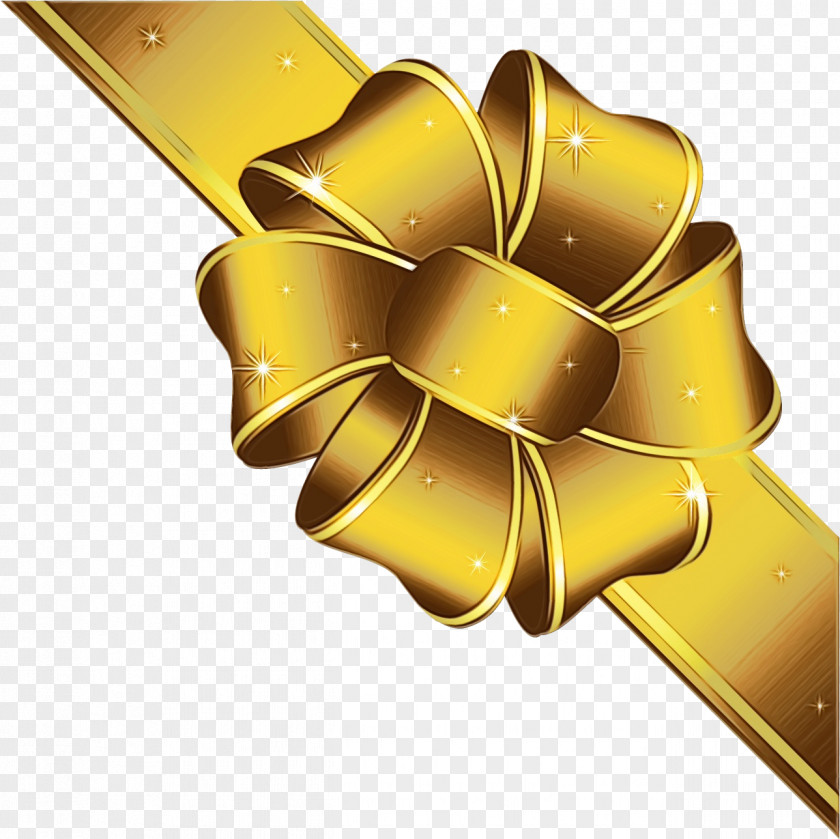 Fashion Accessory Material Property Yellow Gold Ribbon Metal Brass PNG