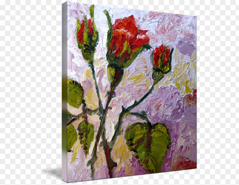 Painting Floral Design Still Life Modern Art Acrylic Paint Watercolor PNG