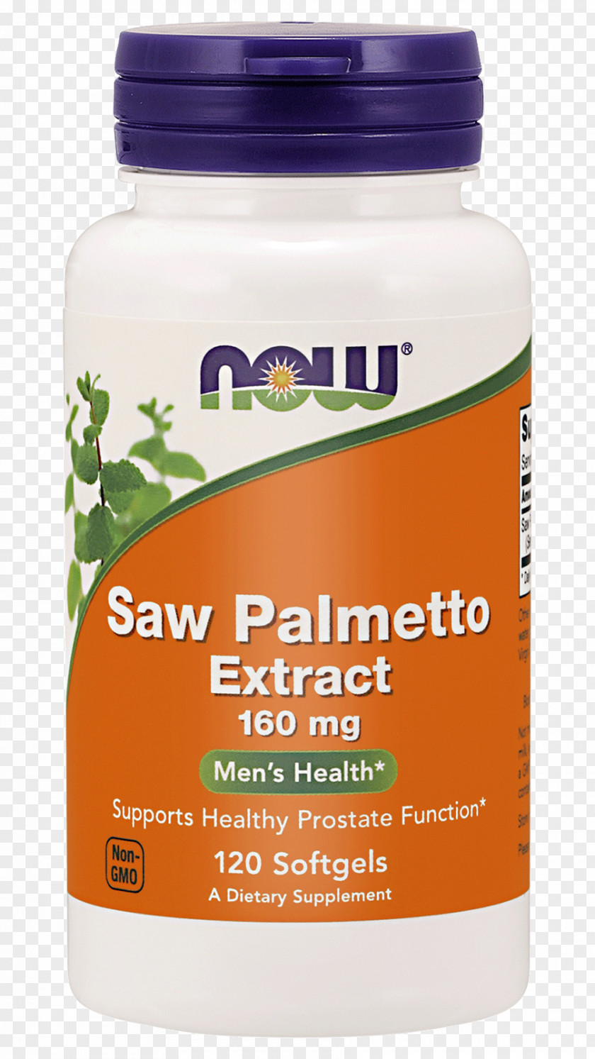 Saw Palmetto Dietary Supplement NOW Foods Health Essential Amino Acid PNG