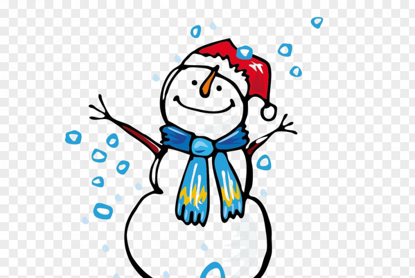 Snowman Winter Cartoon Christmas PNG