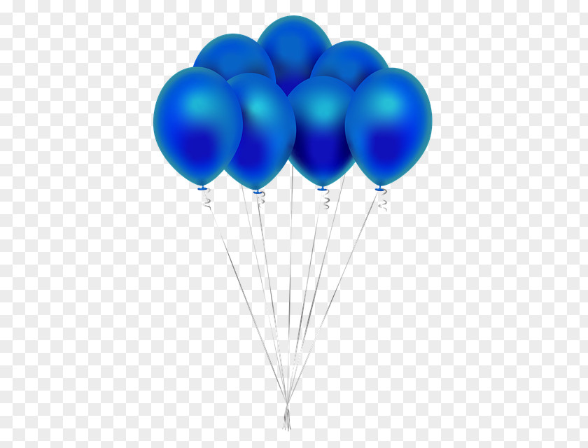 Balloon Blue Party Supply Hot Air Ballooning Sports PNG