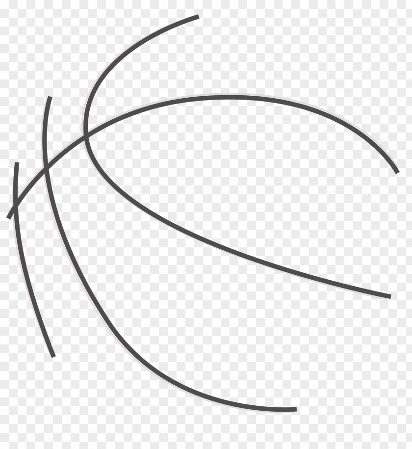 Basketball Outline Of Clip Art Image PNG