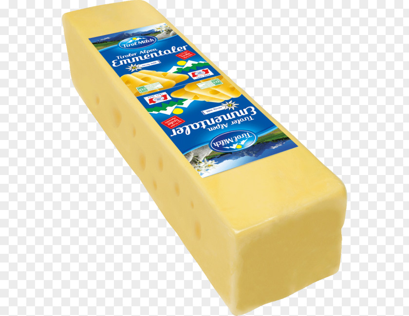 Big Block Cheese Gruyère Emmental Milk Dairy Products PNG