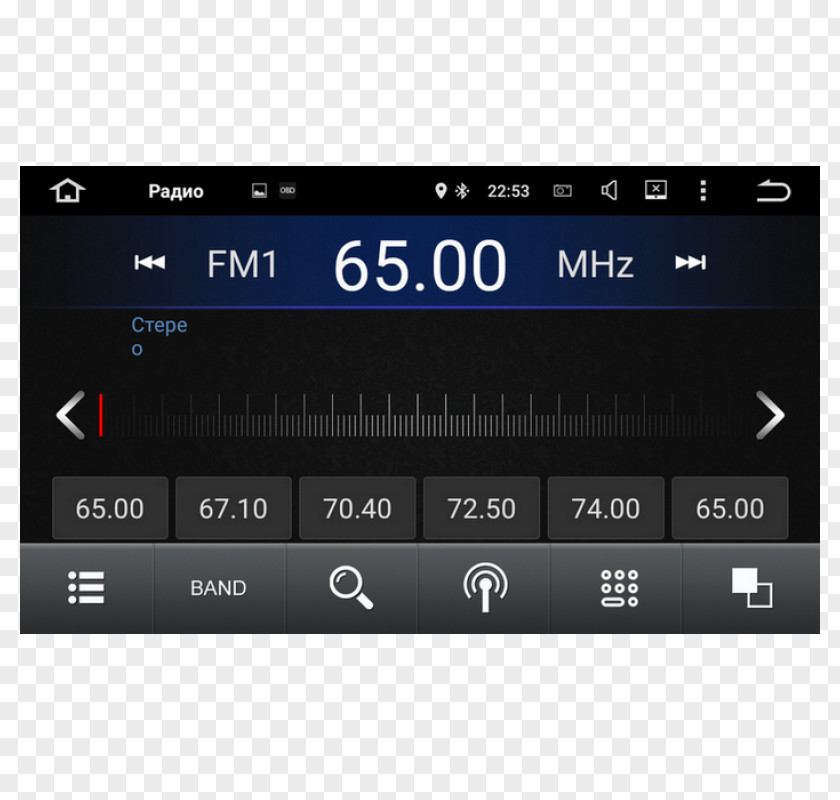 Car Vehicle Audio Android Kia Sorento ISO 7736 PNG