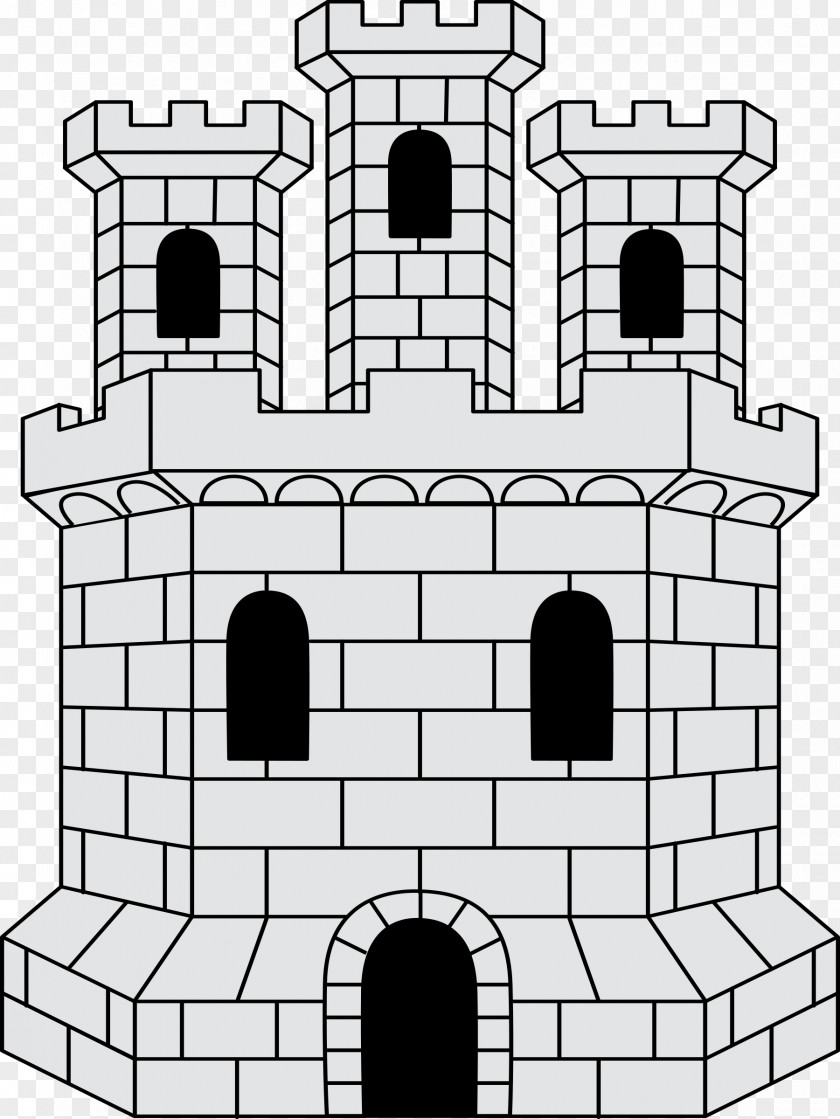 Castle Fortification Heraldry Clip Art PNG