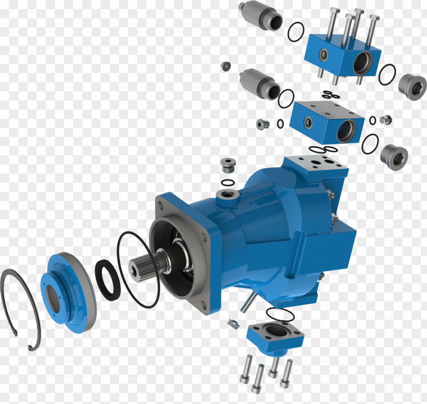 Engine Hydraulic Pump Axial Piston Hydraulics Machine PNG