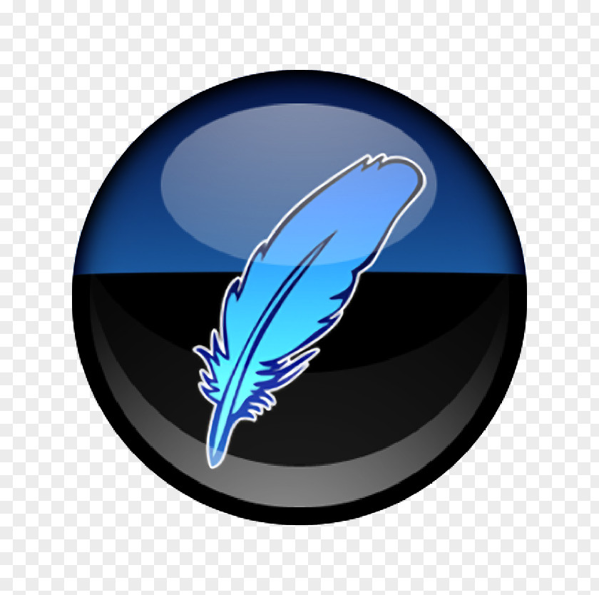 Feather Cobalt Blue PNG