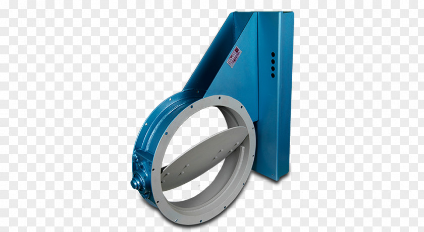 Handwheel Damper Butterfly Valve Dust Collection System PNG