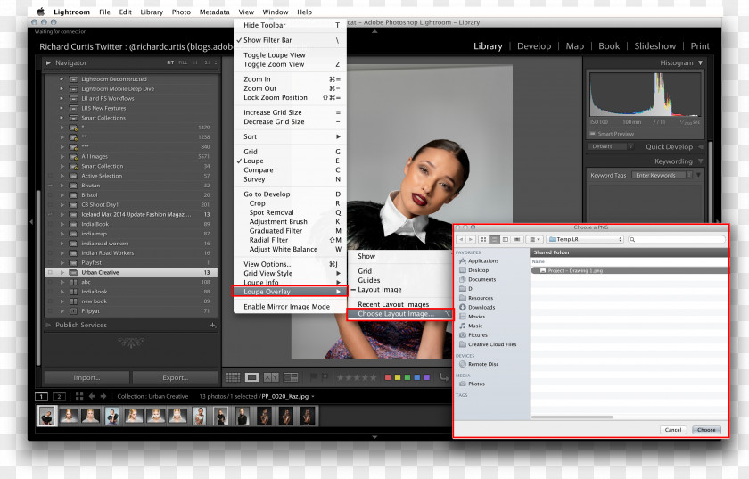 Loupe Adobe Lightroom Screenshot Computer Software PNG