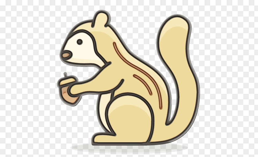 Tail Animal Figure Squirrel Cartoon PNG