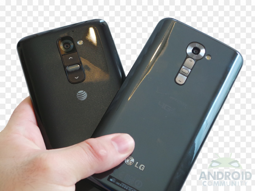The Hands Of Black Phone LG Optimus G Shine Samsung Galaxy Verizon Wireless Smartphone PNG