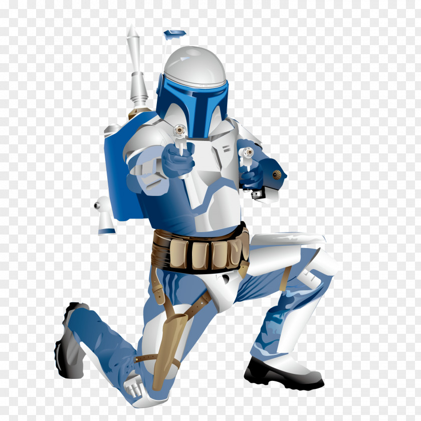 Vector Star Wars Boba Fett Anakin Skywalker Jango Yoda Stormtrooper PNG