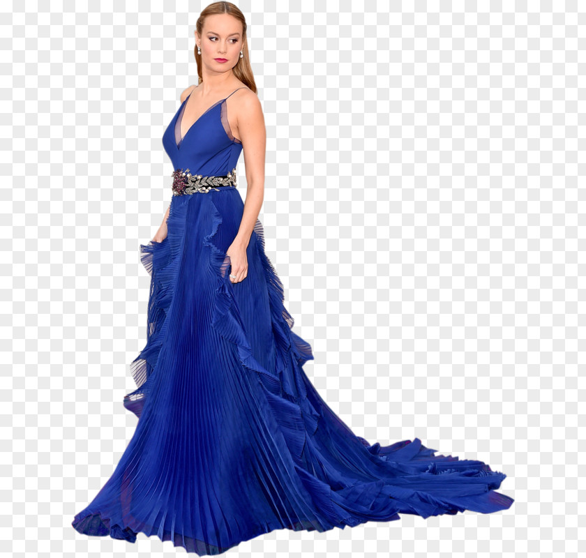 Brie Larson Gown Cocktail Dress Satin Prom PNG