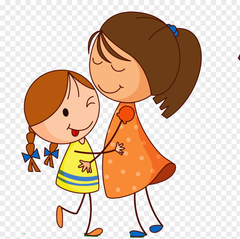 Child Sibling Cartoon Royalty-free PNG
