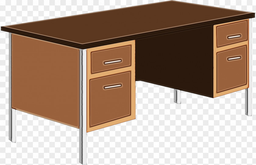 Computer Desk Chest Of Drawers Furniture Wood Stain Drawer Table PNG