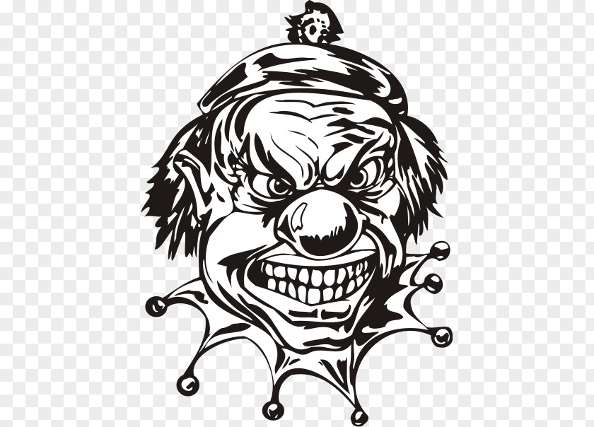 Joker Evil Clown Drawing Clip Art PNG