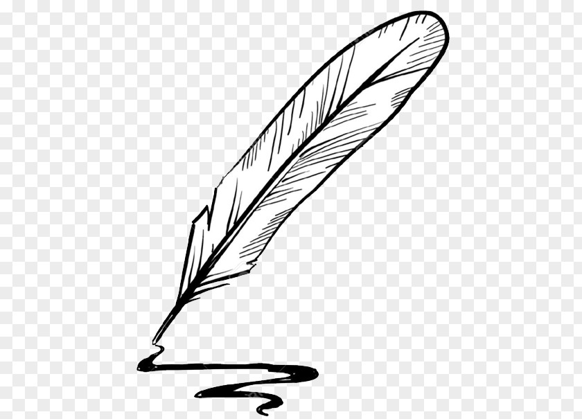 Pen Paper Quill Drawing Inkwell PNG
