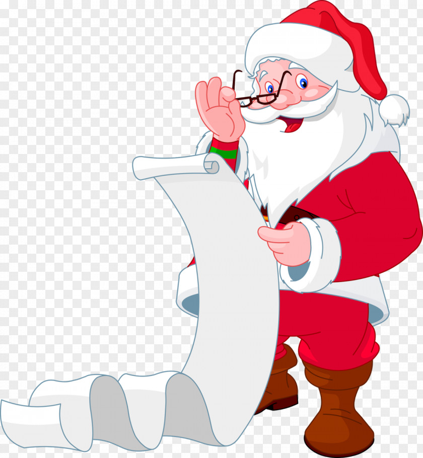 Santa Claus Wish List Royalty-free Clip Art PNG