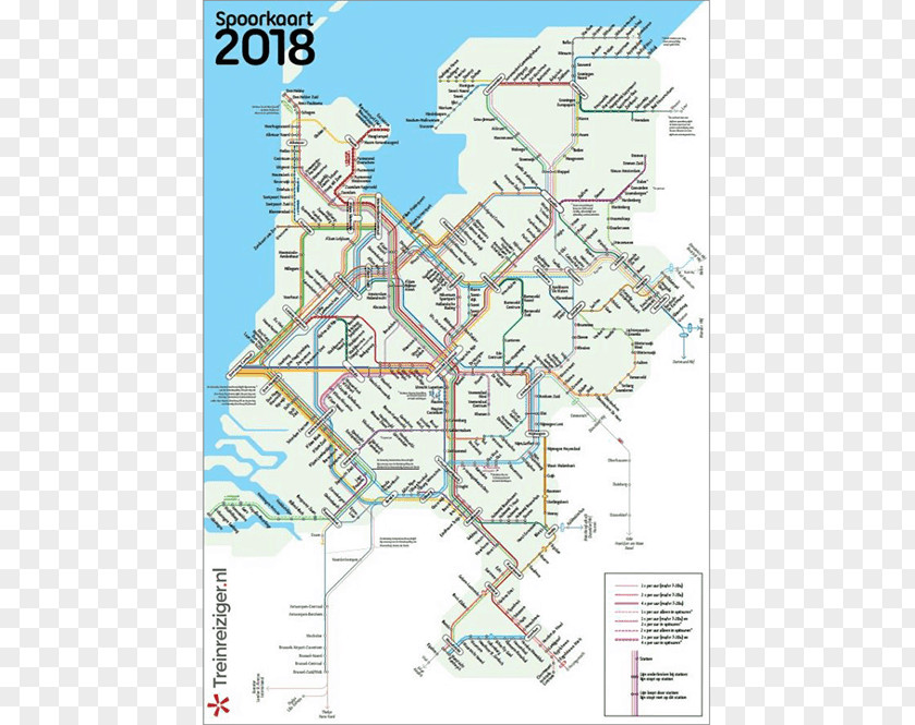 Train Netherlands Paper Nederlandse Spoorwegen Rail Transport PNG