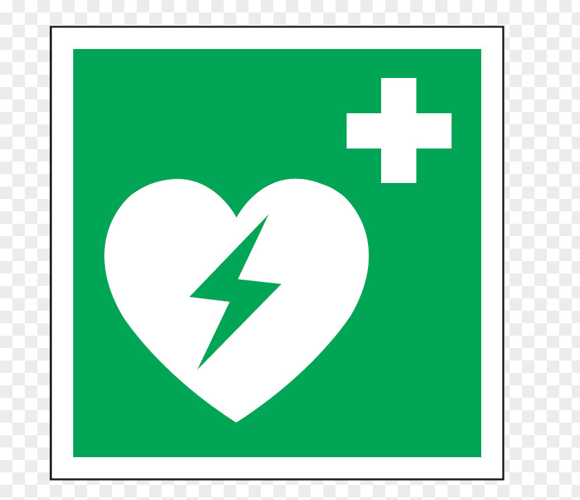 Automated External Defibrillators Defibrillation First Aid Supplies Safety Sign PNG